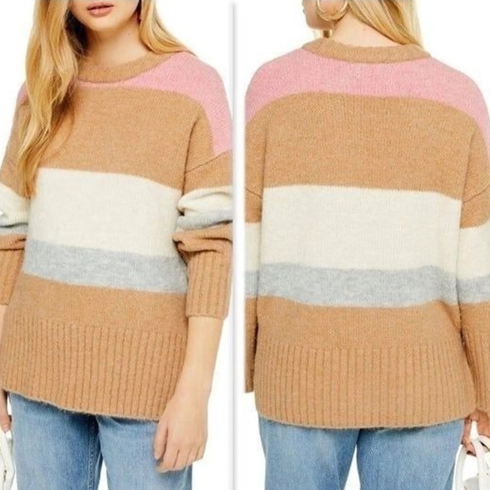 Topshop Striped Sweater